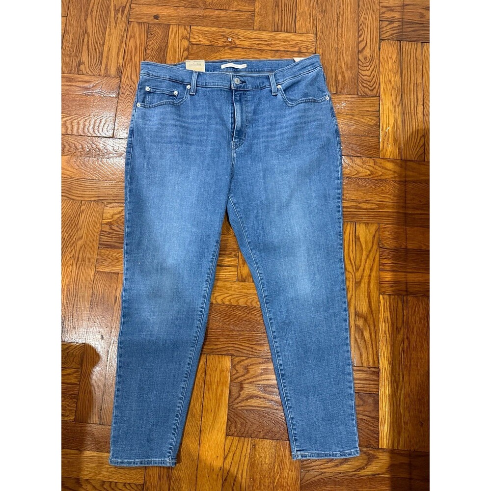 NWT Levi's Women's 721 High Rise  Skinny Jeans  Blue Size 18w